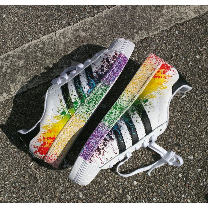 Odiseo Mareo locutor Adidas Superstar pintura al mejor precio - Selective Shop