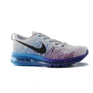 NIKE AIR MAX FLYKNIT GRISES Y AZULES