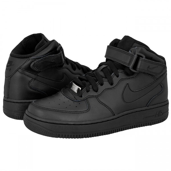 nike air force 1 mid negras
